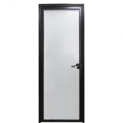 High quality design china aluminum toilet bathroom kitchen decoration glass swing door made in foshan